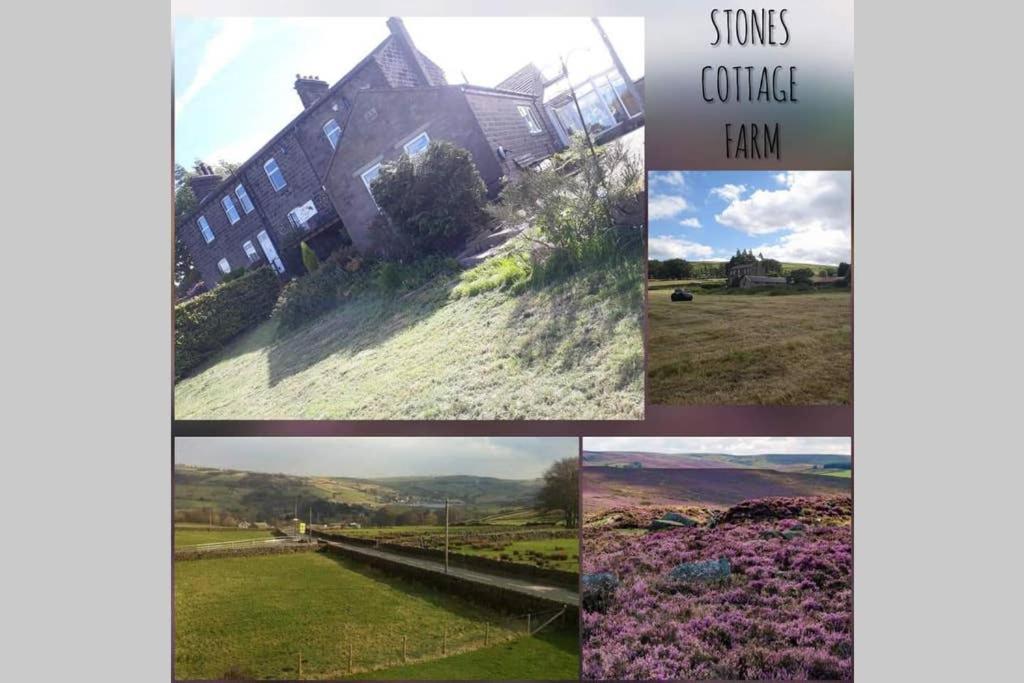 Stones Cottage Farm: Rural Retreat with Gaming Barn and EV Charging Oxenhope Exterior photo